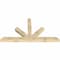 Ekena Millwork Saratoga Rough Sawn Timber Gable Bracket, Douglas Fir, 96"W x 52"H x 6"D x 6"F, 13/12 Pitch GBW096X52X0606SAR00RDF - alternate 4